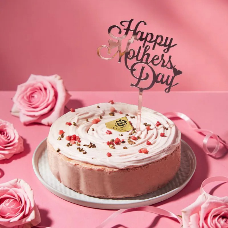 【起士公爵】母親節晚鳥優惠92折↘綻放玫荔乳酪蛋糕 6吋