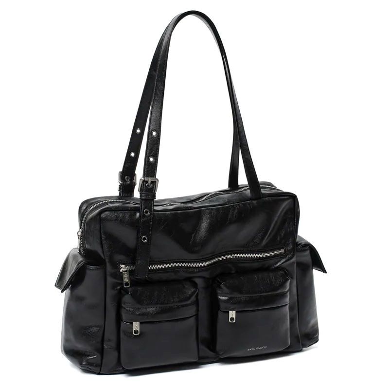 【SAMO ONDOH】結帳再折↘Pocket Utility Bag L - veg black