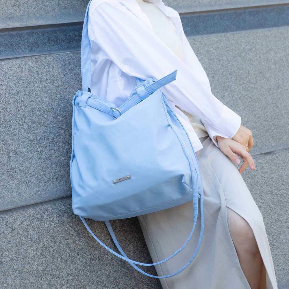 RITE 環保紗系列  EV08 The Slice Tote 薄片包－L－藍莓慕斯