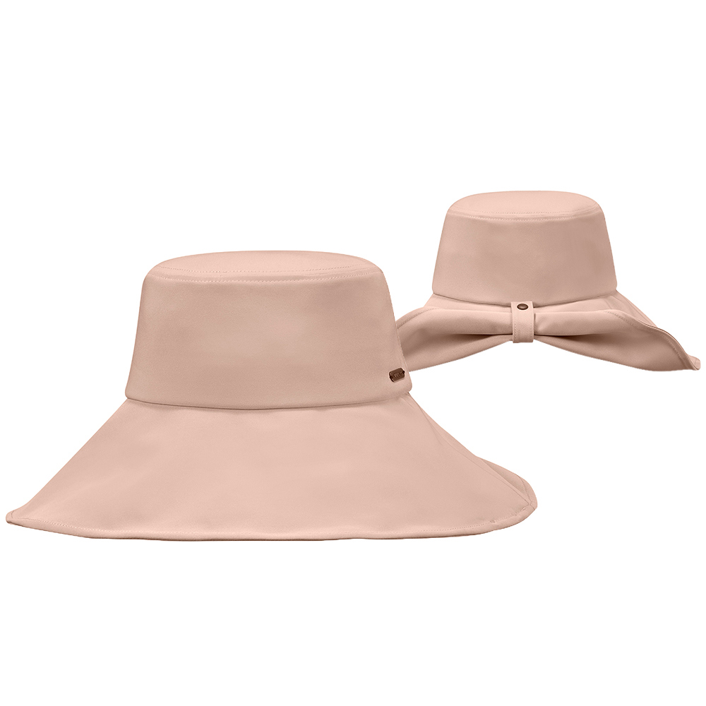 女款防曬大盤帽(A1AHHH14W玫瑰棕/防曬/遮陽帽/大盤帽/夏日防曬/台灣製)