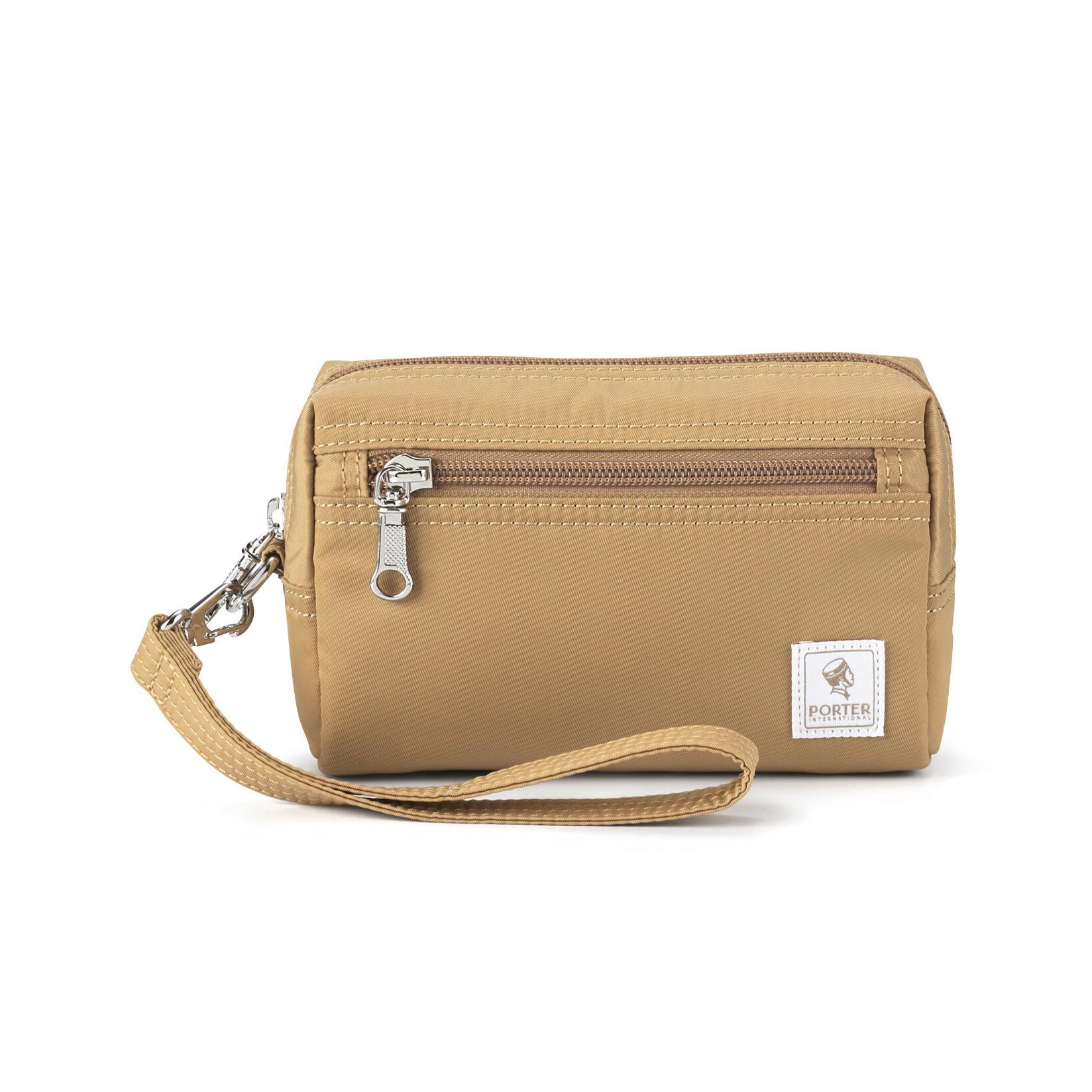 【PORTER INTERNATIONAL】ACCESSORY 萬用收納袋 14031-532 (駝色/灰色/綠色/深藍色)
