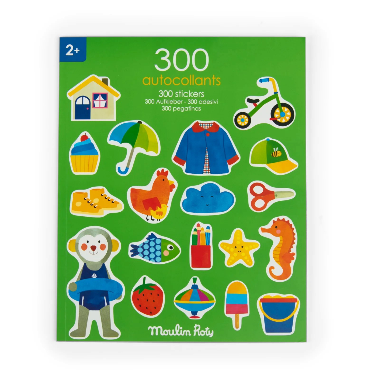 【預購】法國 Moulin Roty 繽紛世界插畫貼紙本(300張)