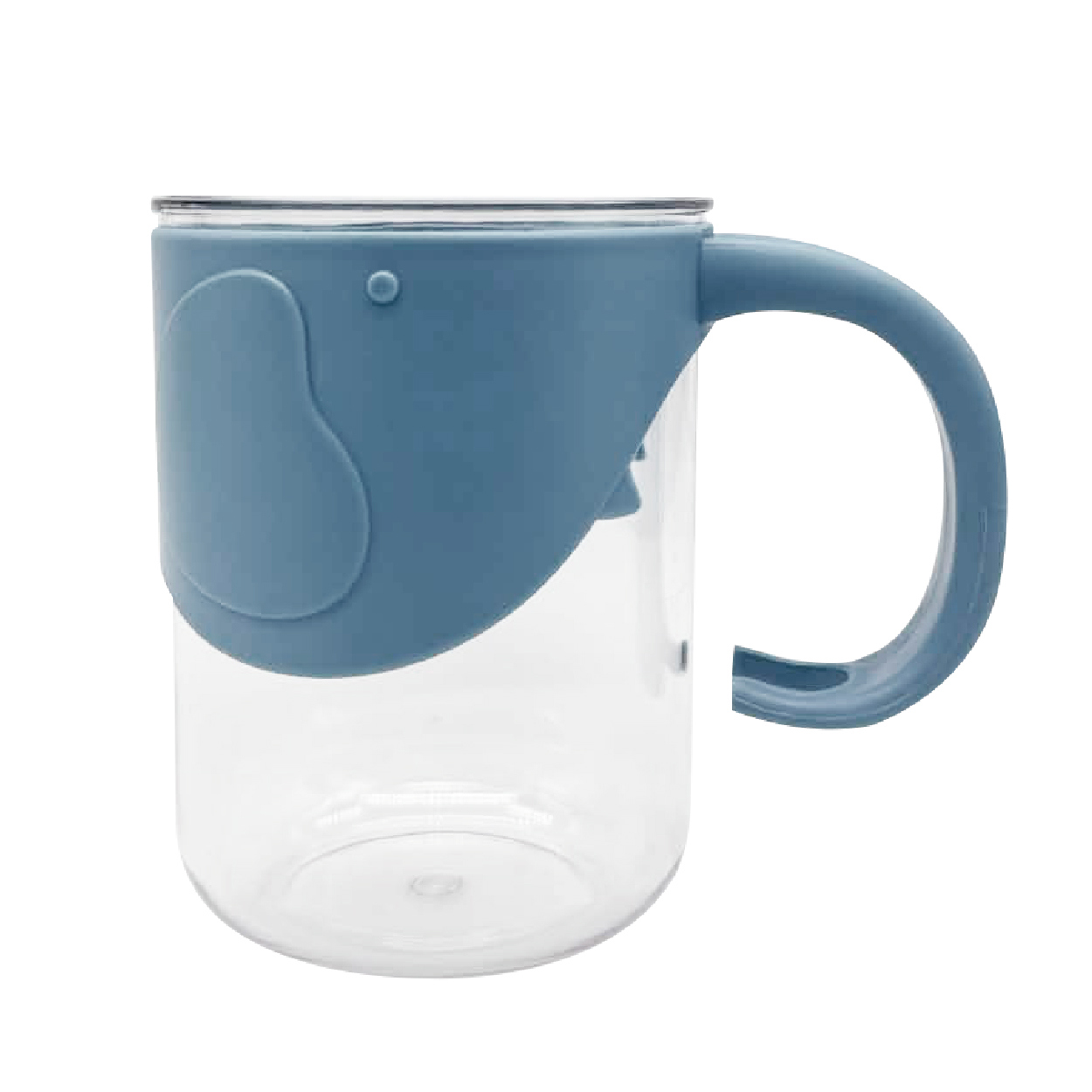 樂品防塵瀝水2in1漱口杯-北歐藍