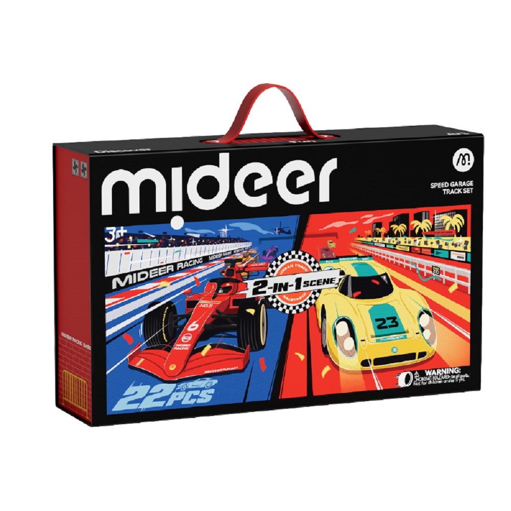 MiDeer 百變競速賽車場景軌道遊戲組(22台)