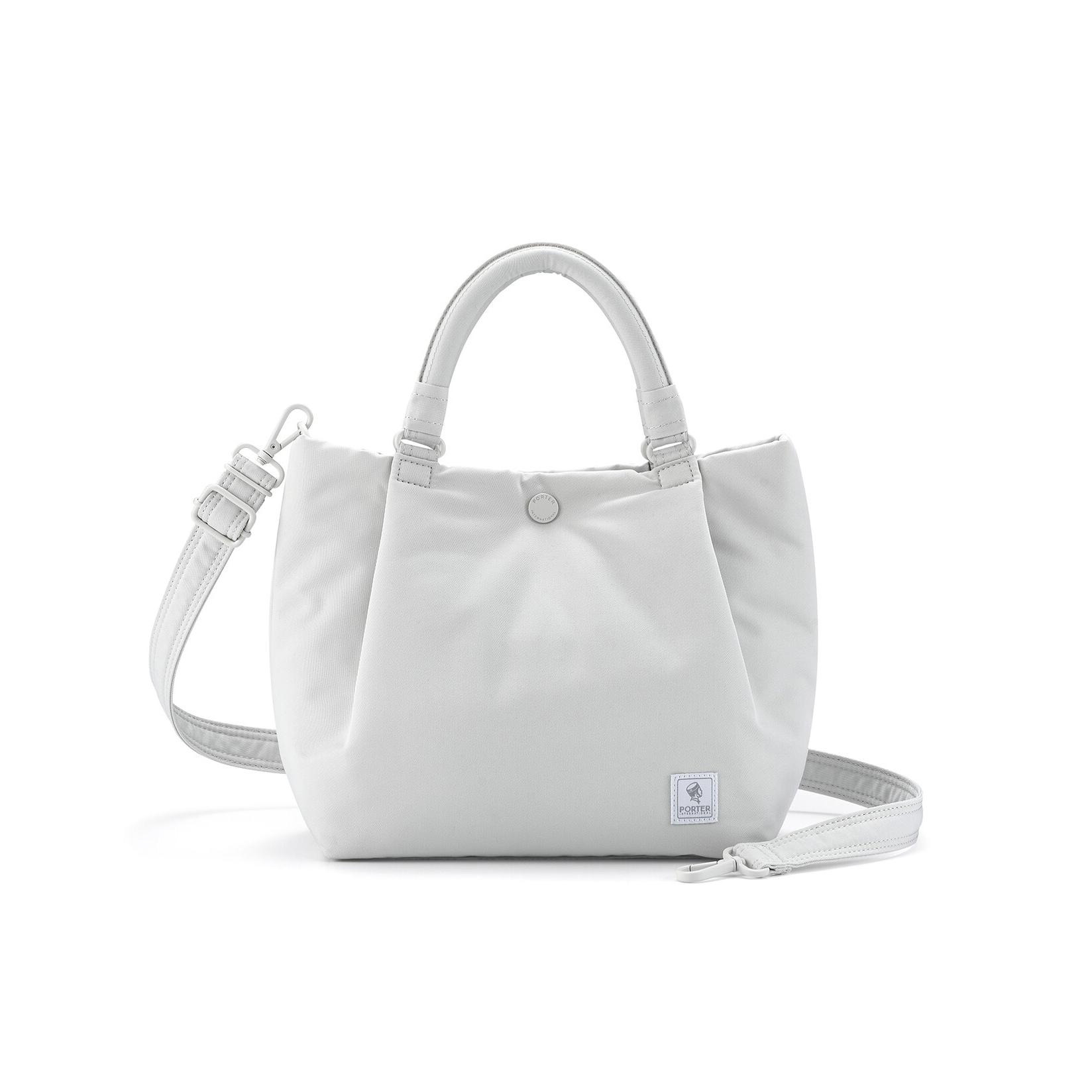 【PORTER INTERNATIONAL】CUSH 手提包(M) 11895-00218(米色)