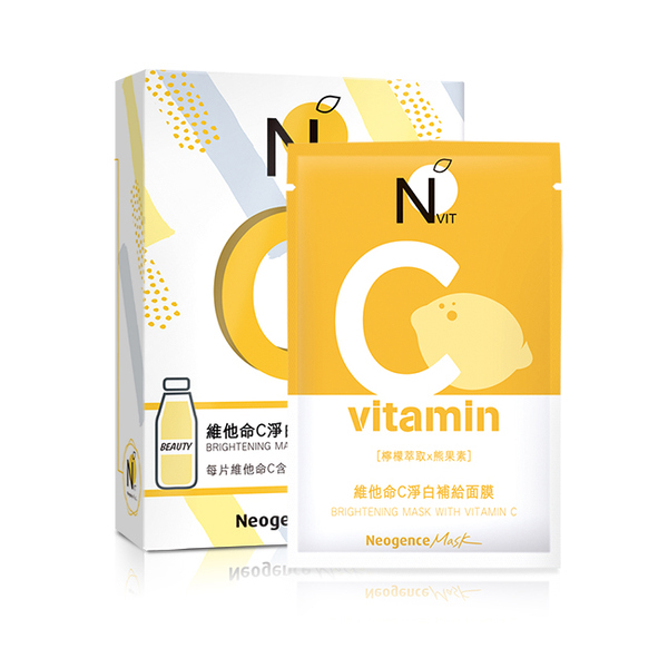 霓淨思維他命C淨白補給面膜6入