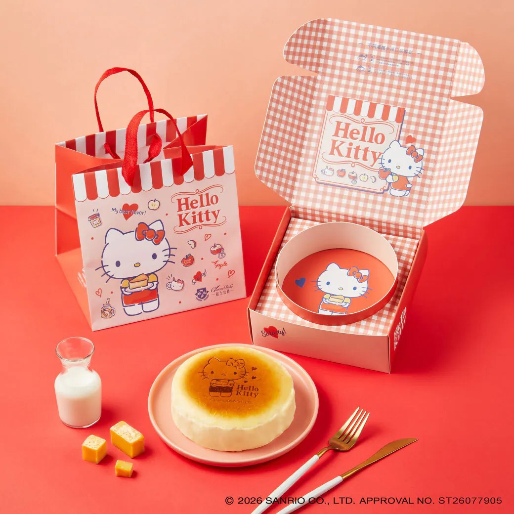 【起士公爵】Hello Kitty 聯名首發 純粹原味乳酪蛋糕 6吋｜甜點款