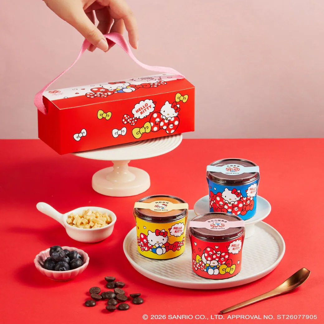 【起士公爵】早鳥優惠↘Hello Kitty 聯名首發 Hello Kitty 小小公爵3入禮盒