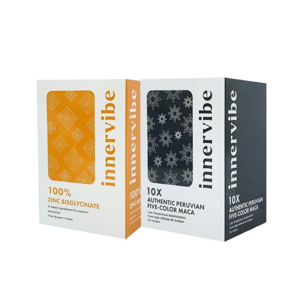 【魅力巔峰戰力組】innervibe裡好 10X濃縮頂級五色能量瑪卡膠囊 螯合鋅活力膠囊