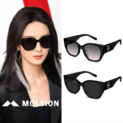 【GLORIA】MOLSION｜MS3102 貓眼寬鏡腿太陽眼鏡