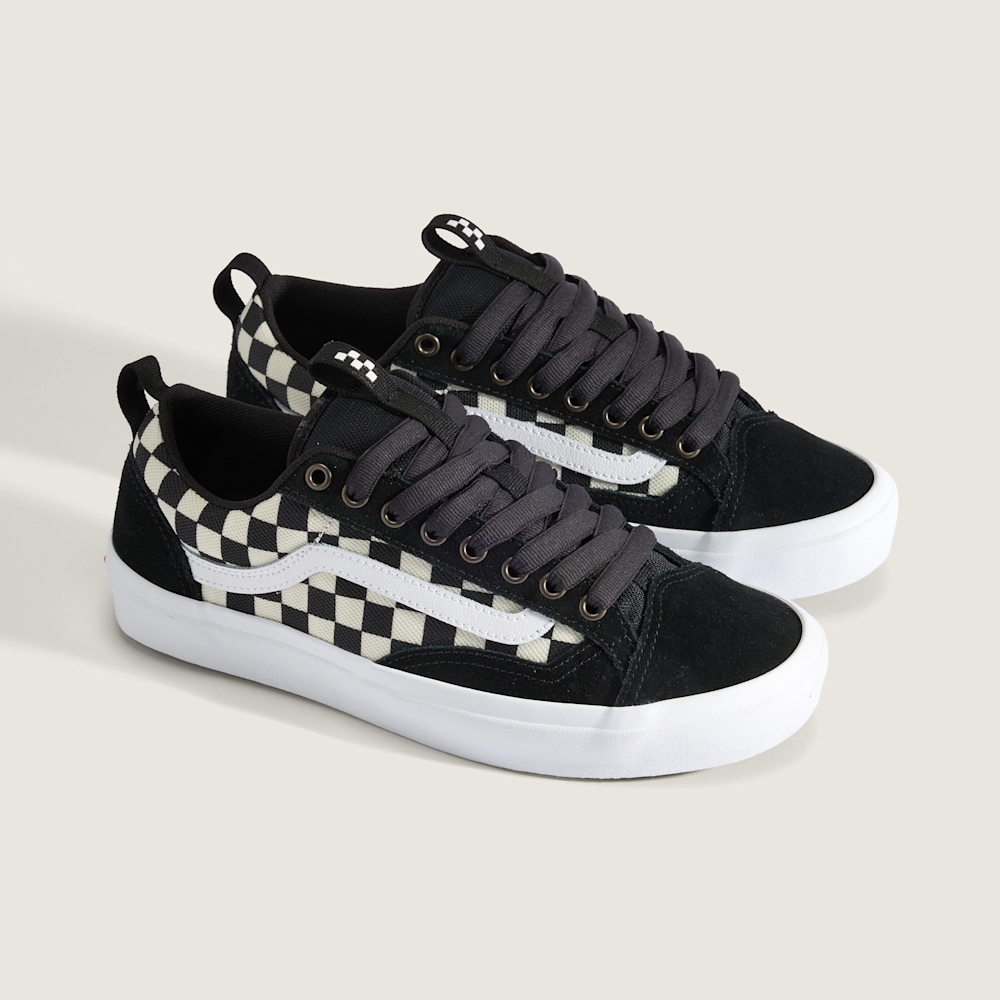 Skate Old Skool 36+ 黑白色棋盤格專業滑板鞋