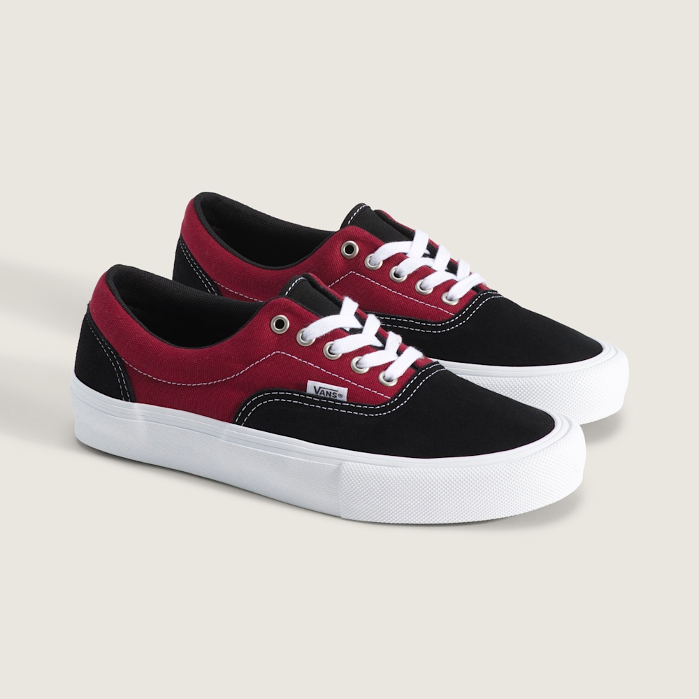 Skate Era 黑色/紅色專業滑板鞋