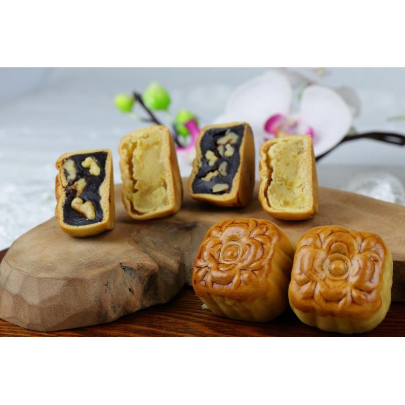 【白鵝山腳】中秋禮盒｜合家歡綜合小月餅 12入 (蛋奶素) PW2061 (請備註到貨日)-廠商直送