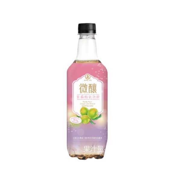 【工研】微釀紫蘇梅氣泡飲520ml