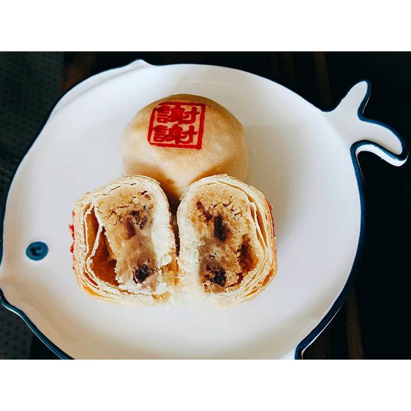 【白鵝山腳】中秋禮盒｜普一謝謝餅禮盒 (謝謝餅X12 ) (奶素) PW2079 (請備註到貨日)-廠商直送