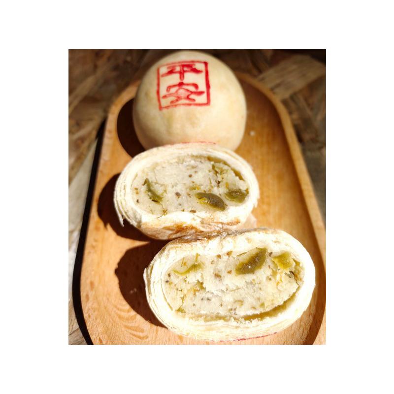 【白鵝山腳】中秋禮盒｜普一平安餅禮盒 (平安餅X12 ) (奶素) PW2080 (請備註到貨日)-廠商直送