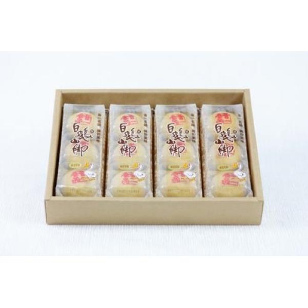 【白鵝山腳】中秋禮盒｜普一平安旺來禮盒 (平安餅(桂花鳳梅)X6 金桔旺來X6 ) (奶素) PW2082 (請備註到貨日)-廠商直送