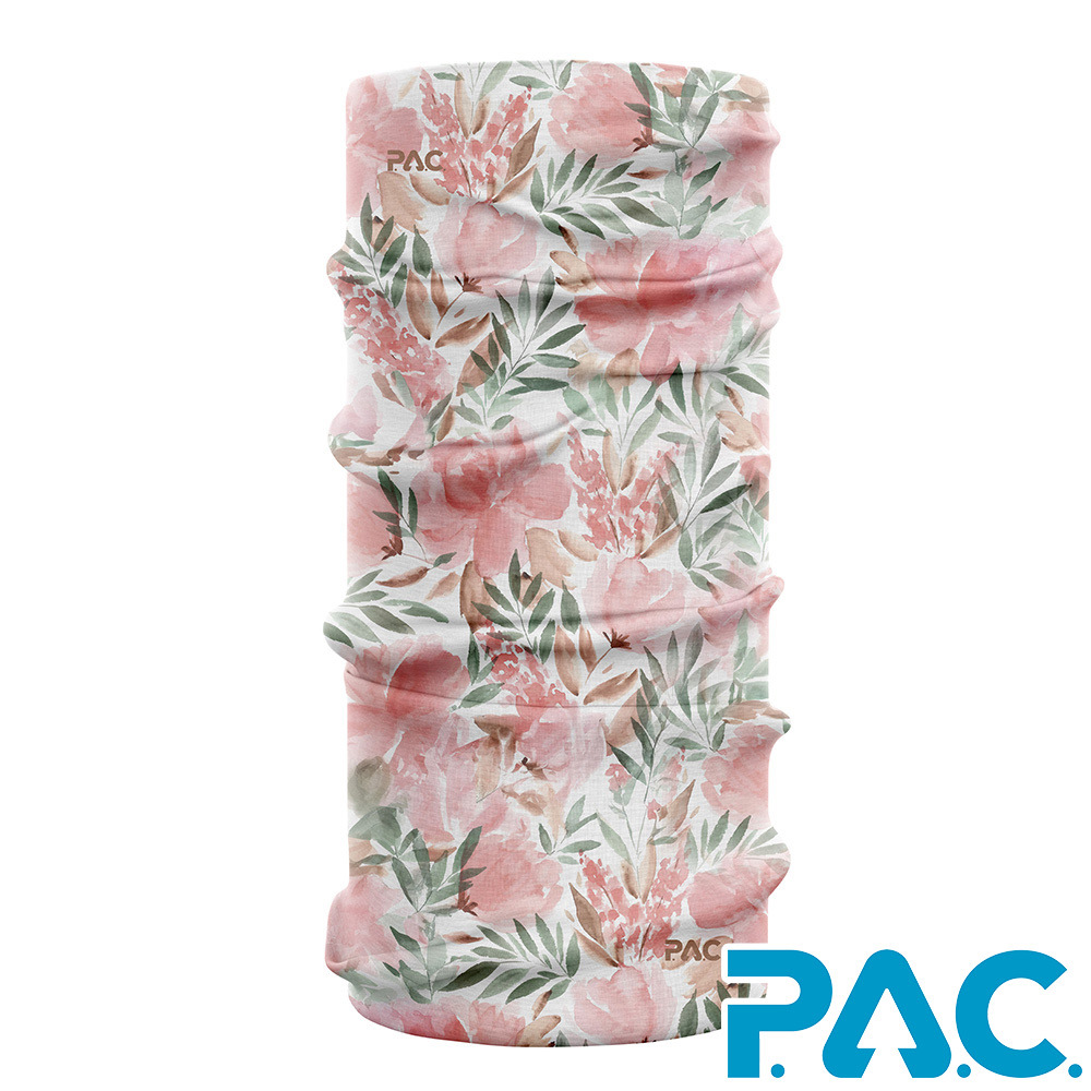 【PAC 德國】經典抗UV快乾頭巾(PAC8890317暈染花卉/透氣頭巾/抗臭頭巾/快乾頭巾/涼感頭巾)