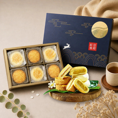 【紅豆食府】★中秋早鳥預購★雙享酥餅禮盒(8/24開始出貨)-廠商直送