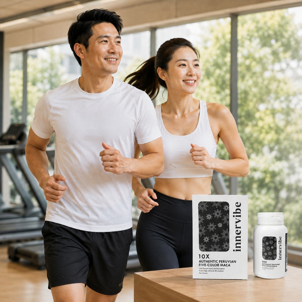 【活力加分組】innervibe裡好 10X濃縮頂級五色能量瑪卡膠囊60粒x3盒