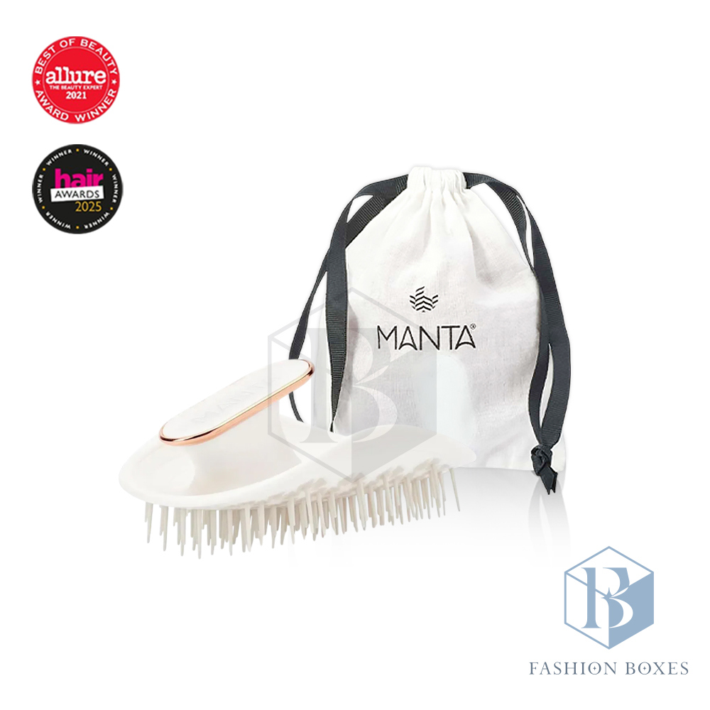 MANTA BRUSH 英國 髮肌健康梳（白色）