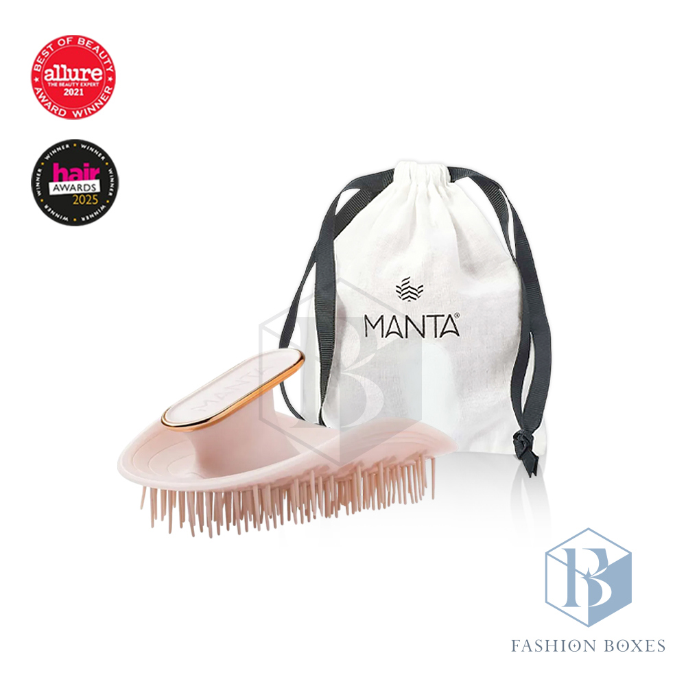 MANTA BRUSH 英國 髮肌健康梳（粉色）