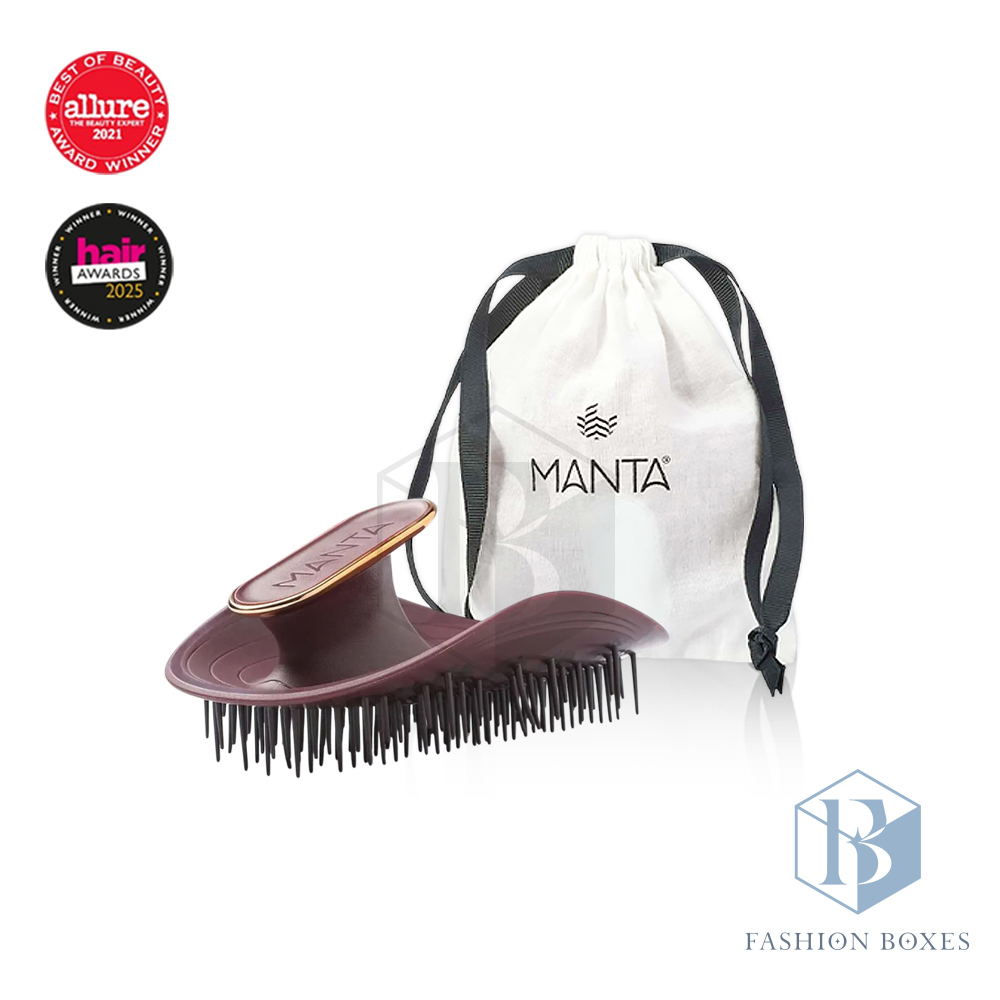 MANTA BRUSH 英國 髮肌健康梳（寶石紅）
