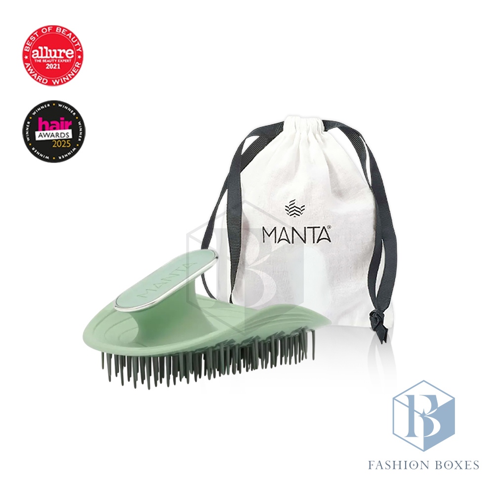 MANTA BRUSH 英國 髮肌健康梳（綠色）
