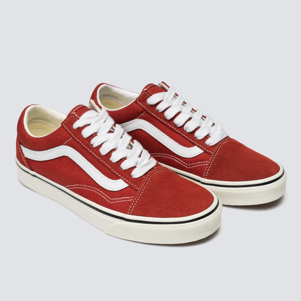Old Skool 紅棕色滑板鞋