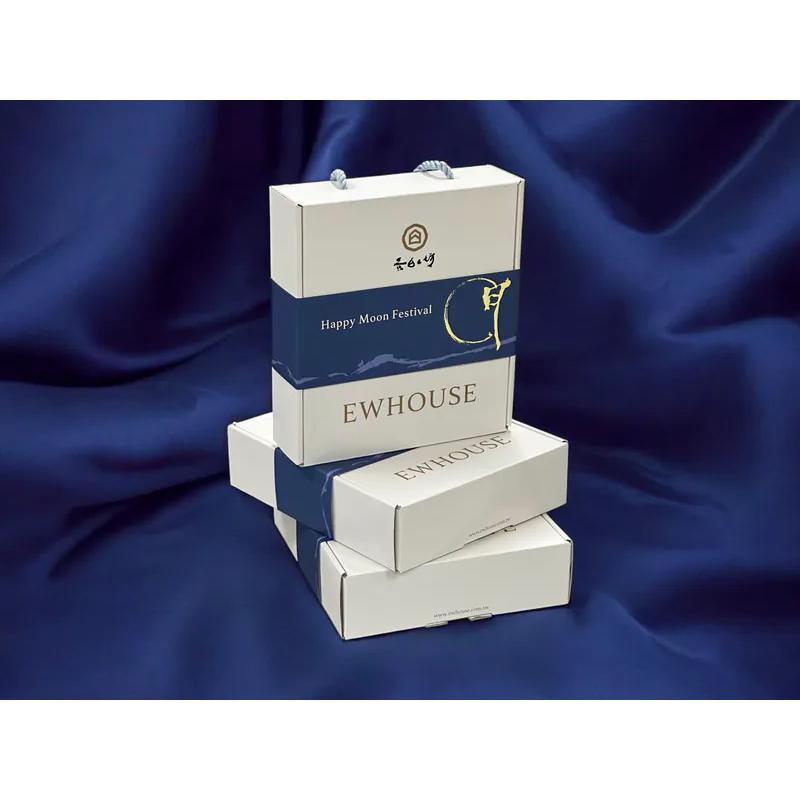 【蛋白工坊】早鳥優惠★中秋月夜禮盒｜16入蛋白捲禮盒(原味*4+芝麻*4+巧克力*4+抹茶*4)