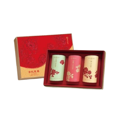【天仁茗茶】茶紀風華 ｜2026中秋禮盒(凍頂烏龍茶150g1入+陳年老茶150g1入+阿里山烏龍茶150g1入)