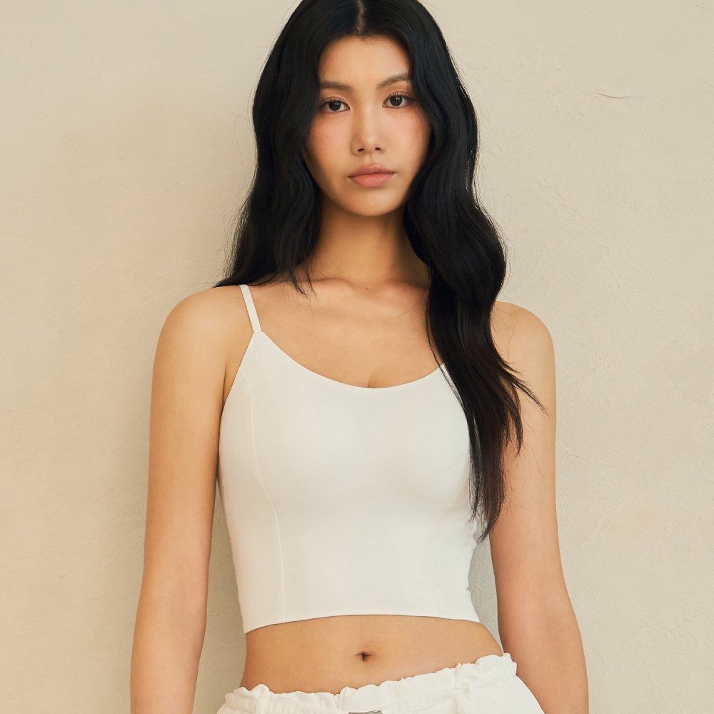 BRA TOP【3D SoftWear】無鋼圈貼合式無痕背心 ​(雪糕白)