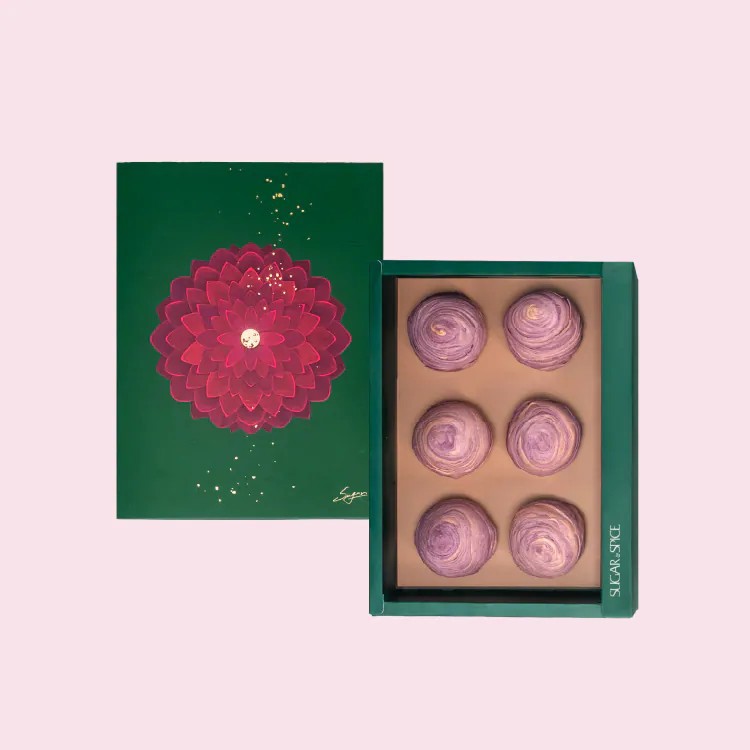 【糖村】鑲芋流芯酥6入 - 圓華 SVD03(中秋禮盒)