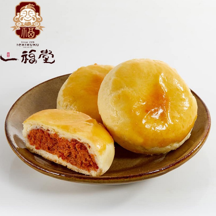 【一福堂】箱購優惠-肉鬆Q餅(8入/盒)*18盒 附提袋 (中秋禮盒)-廠商直送