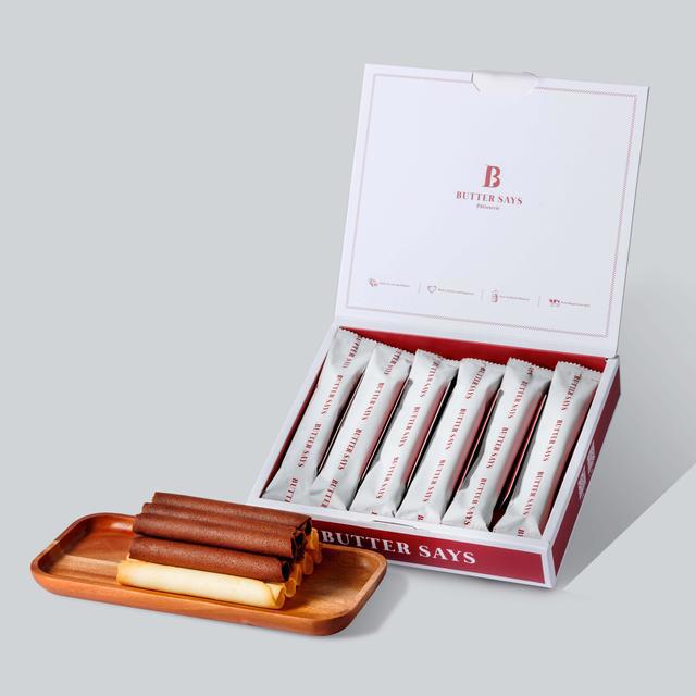 【Butter Says】綜合雪茄捲禮盒(12入)