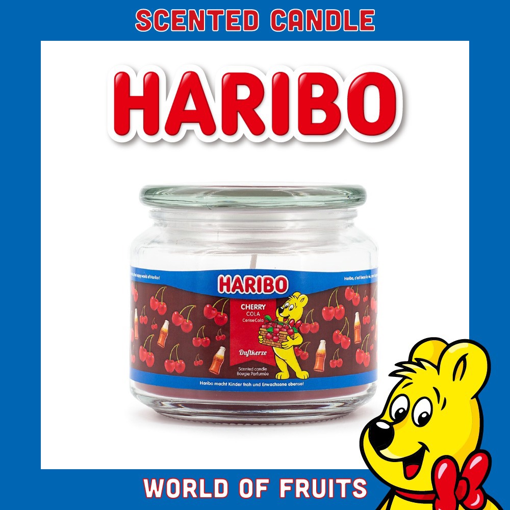 【HARIBO】HARIBO CANDLE 櫻桃可樂香氛蠟燭300g-廠商直送