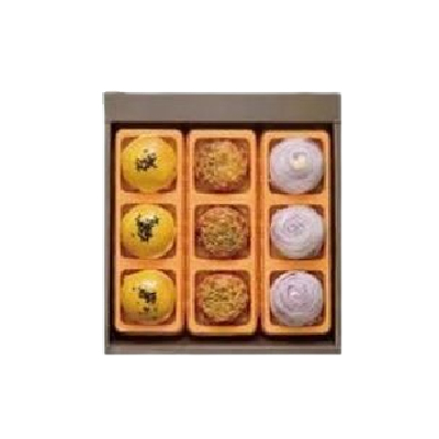 【順成蛋糕】中秋禮盒-J3(豆沙蛋黃酥3入+棗泥核桃小月餅3入+芋泥酥3入)