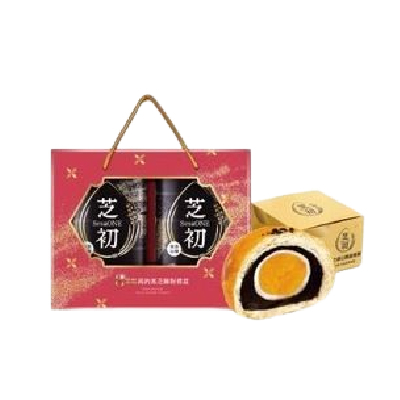 【芝初】8倍細高鈣黑芝麻禮盒+蛋黃酥單顆