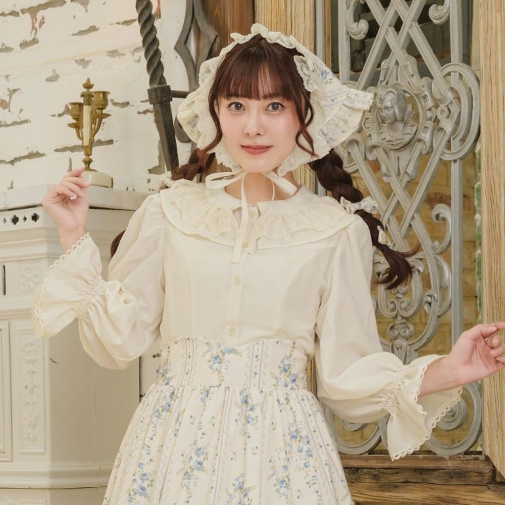 2点セット　しまむら　くる実　ジャンパースカート　ブラウス　黄色　3L くる実さん上衣- しまむら思夢樂線上購物