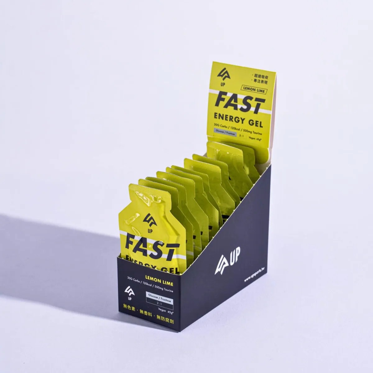 UP FAST 能量果膠-檸檬萊姆風味 10入/盒