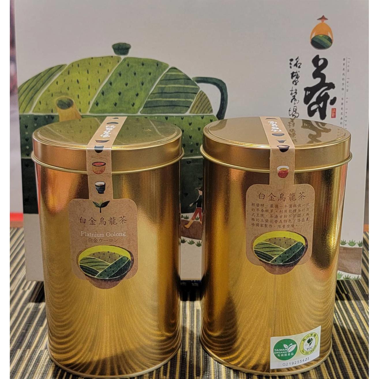 【洺盛農場】有機白金烏龍茶150g