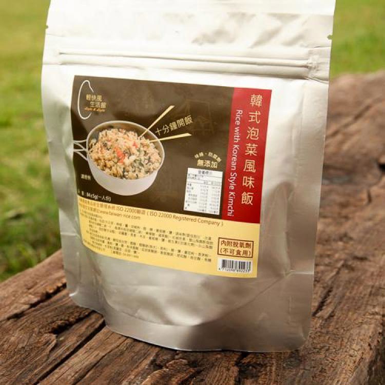 輕快風生活 韓式泡菜風味飯85g-背包客廚房