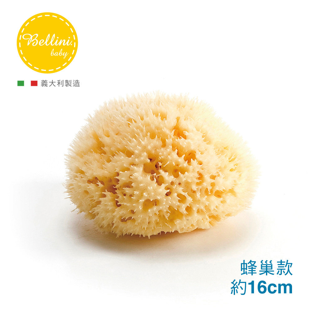 Bellini 義大利地中海天然-蜂巢海綿(款式SA18) 寶寶沐浴  F-SA18
