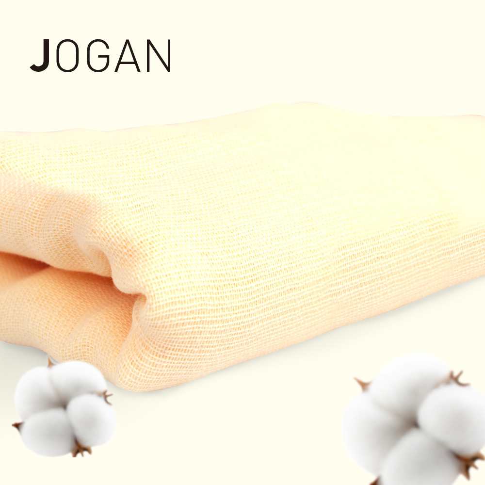 JOGAN 日本三層紗布素色大浴被-淡黃 C-SSKG-305-YE