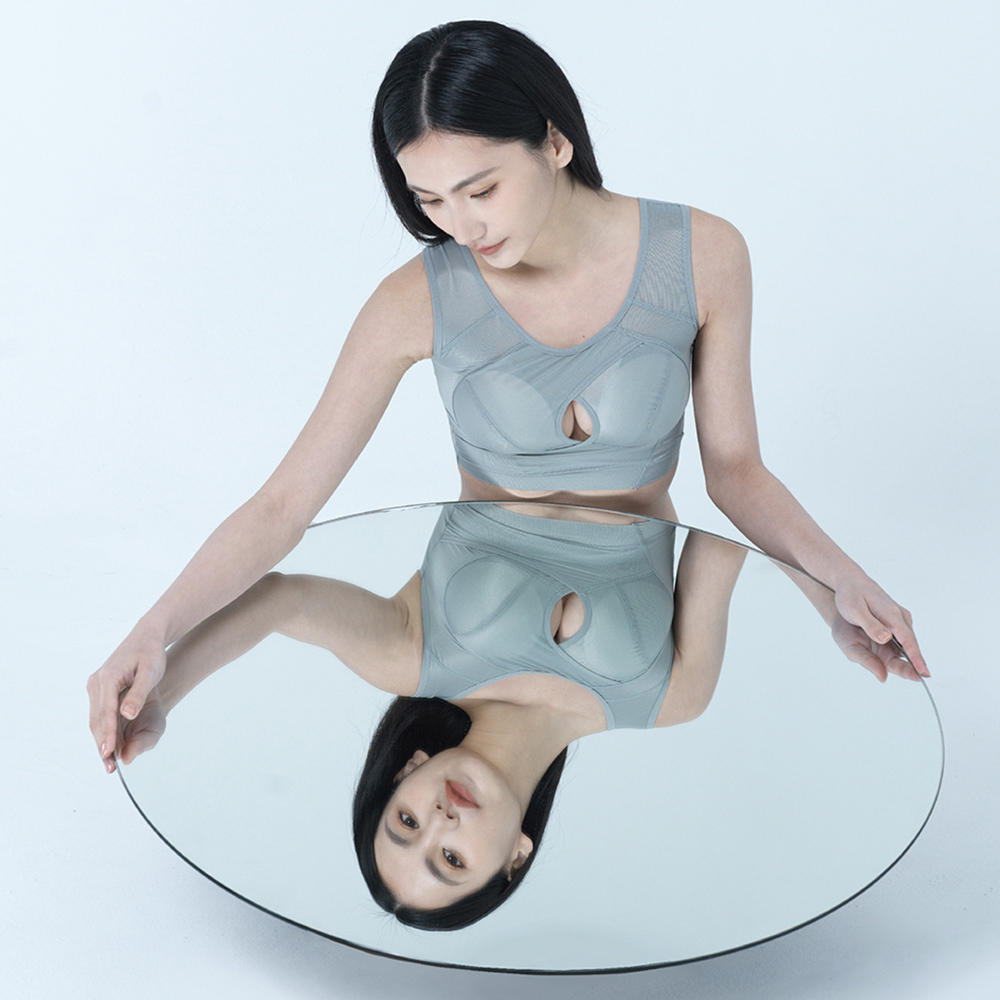 雙C防擴對策 空氣感日著微塑內衣-灰色