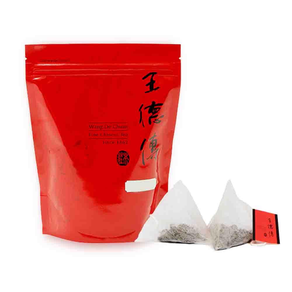 桂花普洱三角立體茶包30入-王德傳