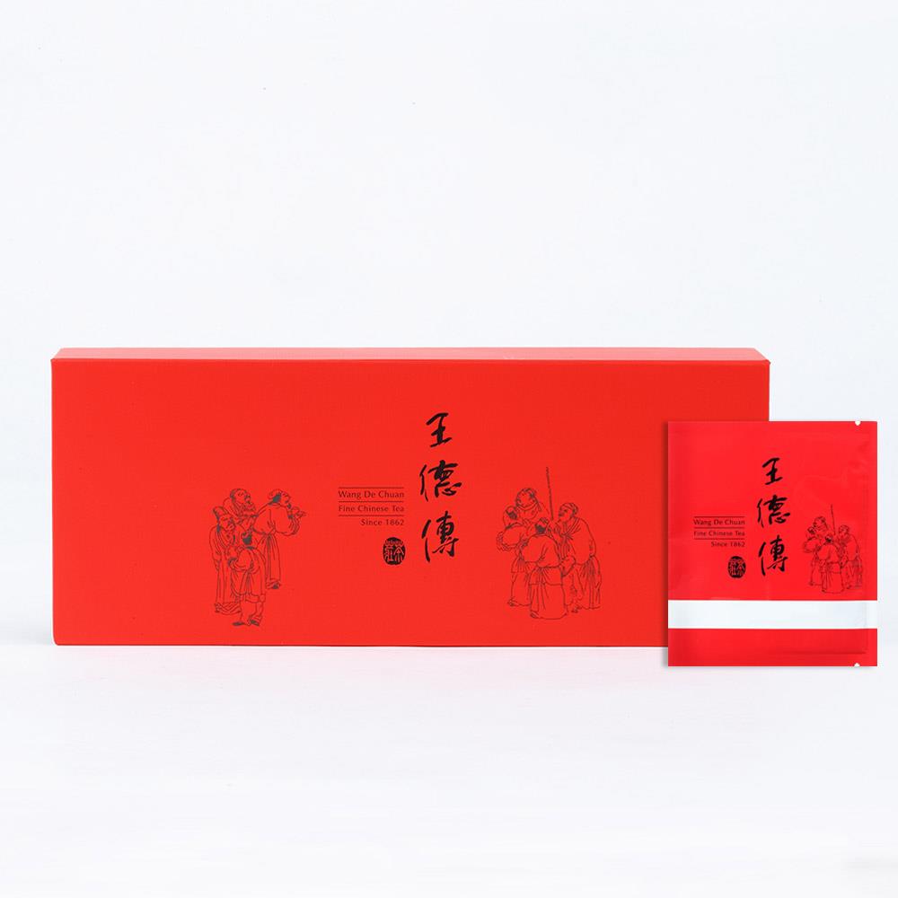 手工棉布袋茶禮盒-嚴選高山茶組12入-王德傳