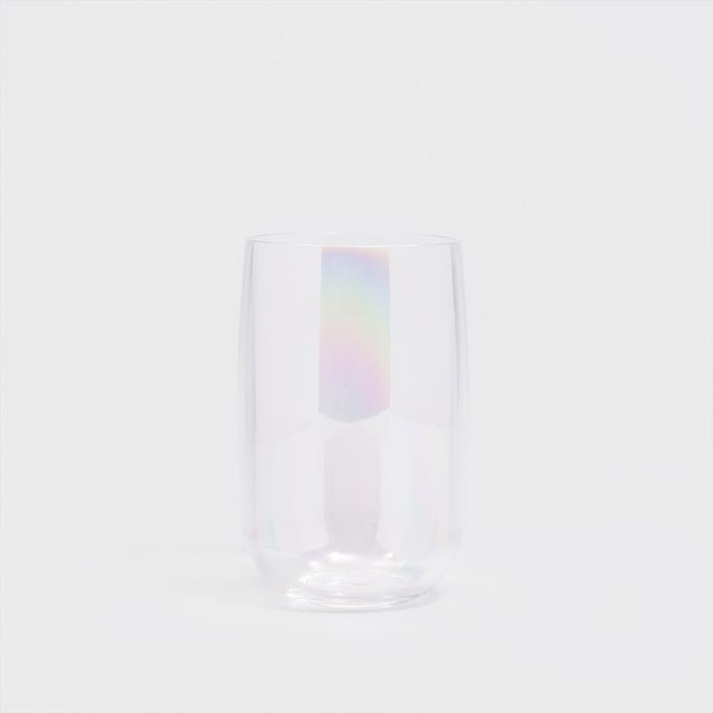 美式 絢彩工藝 400ml 摔不破絢彩泡泡樹脂弧型杯｜單品 WS