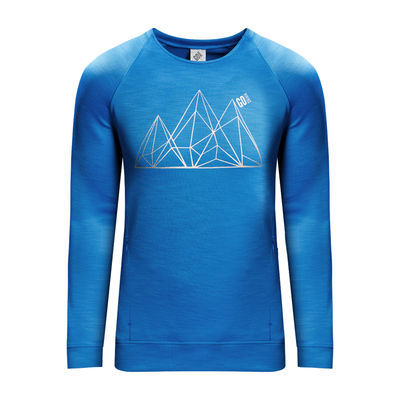 【GOHIKING】男RePET環保紗印花休閒T恤(二色可選)-秋冬 舒適 休閒 圓領T|GH172MM401