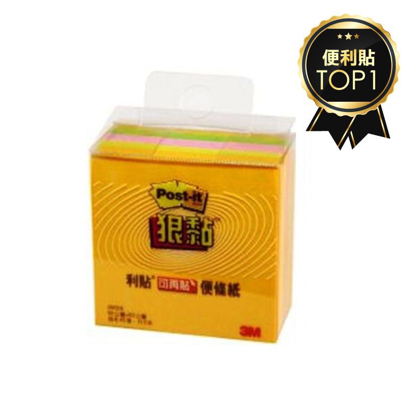 3M Post-it 利貼 狠黏可再貼便條紙-紙磚-2055S